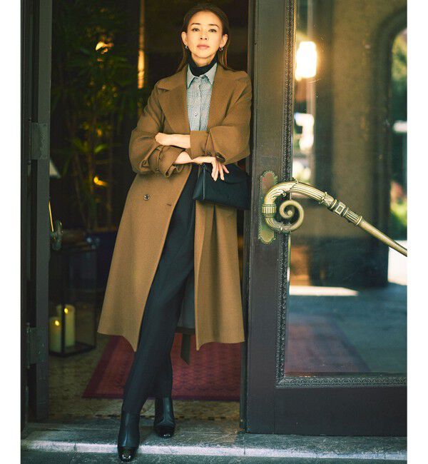 自由区「【SHIHOさん着用・秋から春まで履ける】ストレッチショート ブーツ」|ショートブーツ|