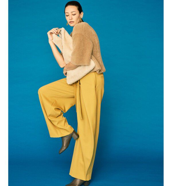 自由区「【SHIHOさん着用・秋から春まで履ける】ストレッチショート ブーツ」|ショートブーツ|