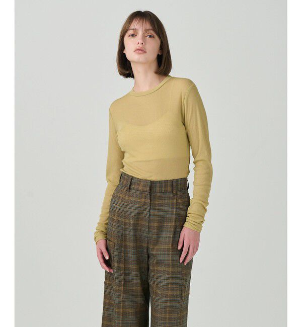 Diagram「シアーテレコカットソー」|Tシャツ・カットソー|イエロー