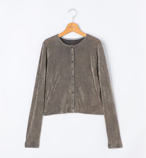 NOLLEY'S「フロッキーチュールカーディガン」|カーディガン|