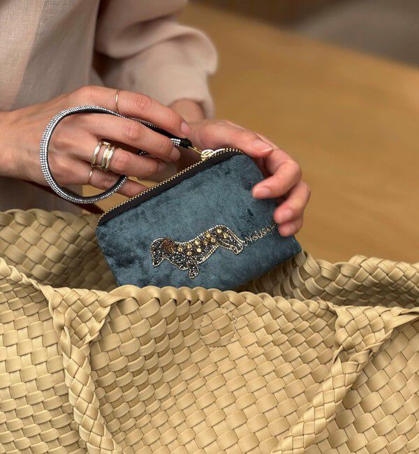 NOLLEY'S「【CITRUS/ シトラス】ワンコポーチ」|ポーチ|グレイッシュブルー