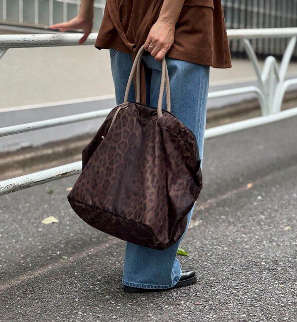 NOLLEY'S「【MARCO MASI/ マルコマージ】レオパードナイロントートバッグ」|トートバッグ|