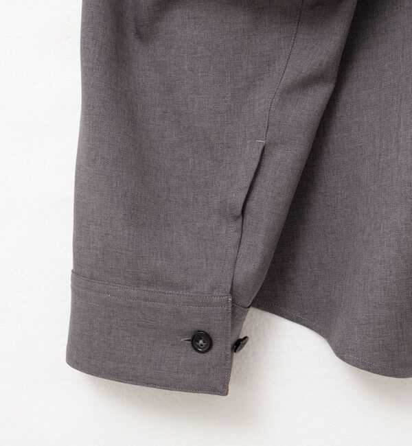 Rie Miller「《セットアップ対応》オープンカラービッグシルエットシャツ」|シャツ・ブラウス|