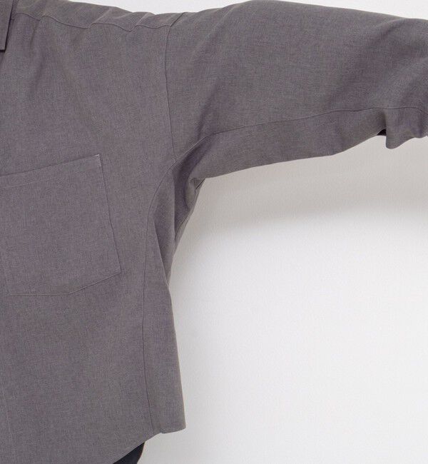 Rie Miller「《セットアップ対応》オープンカラービッグシルエットシャツ」|シャツ・ブラウス|