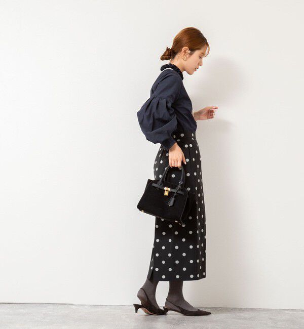 NOLLEY'S「【MARILYN MOON/マリリーンムーン】タックフリルボリュームブラウス」|シャツ・ブラウス|