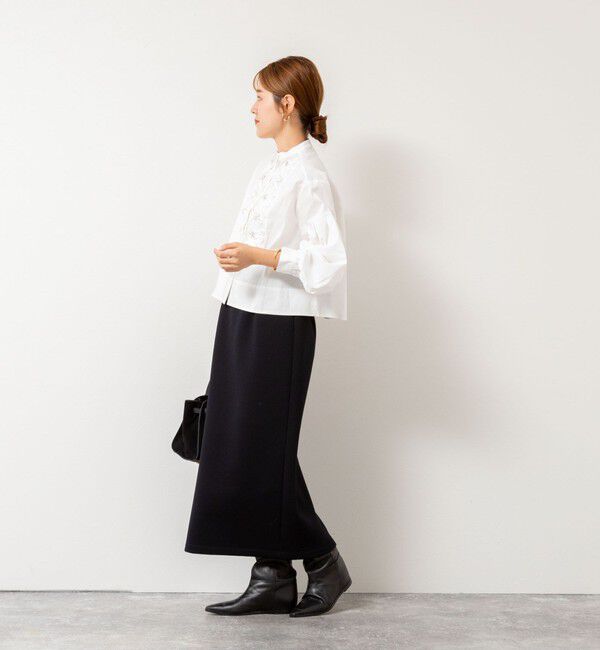 NOLLEY'S「【SOI-MeME/ソワメム】コードエンブロイダリーパールブラウス」|シャツ・ブラウス|