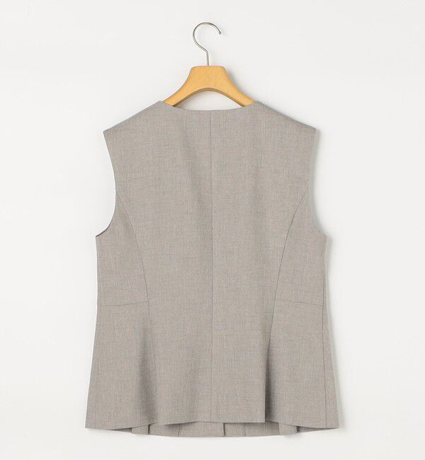 NOLLEY'S sophi「《セットアップ対応》ウォッシャブルドライシャークペプラムジレ」|ベスト・ジレ|