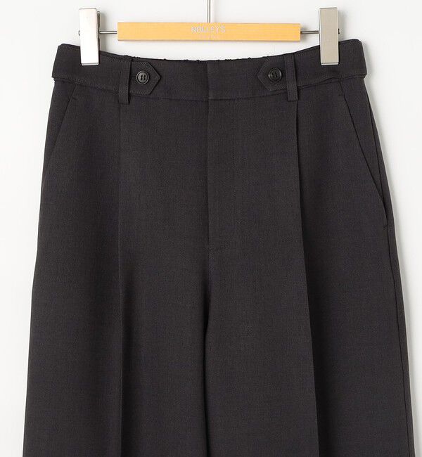 NOLLEY'S sophi「《セットアップ対応》ウォッシャブルドライシャークタックワイドパンツ」|その他|