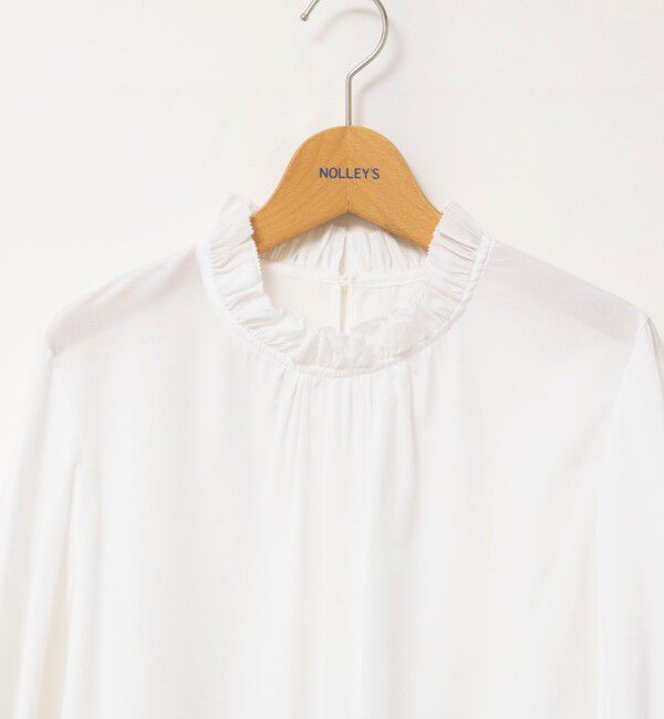 NOLLEY'S「ウォッシャブル襟フリルプルオーバーブラウス」|シャツ・ブラウス|