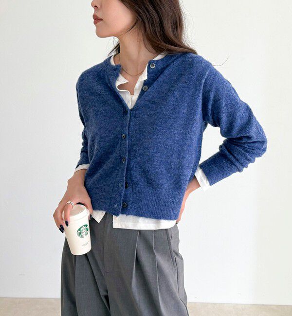 fredy emue「【@sora_522m企画】ウール混天竺カーディガン」|カーディガン|