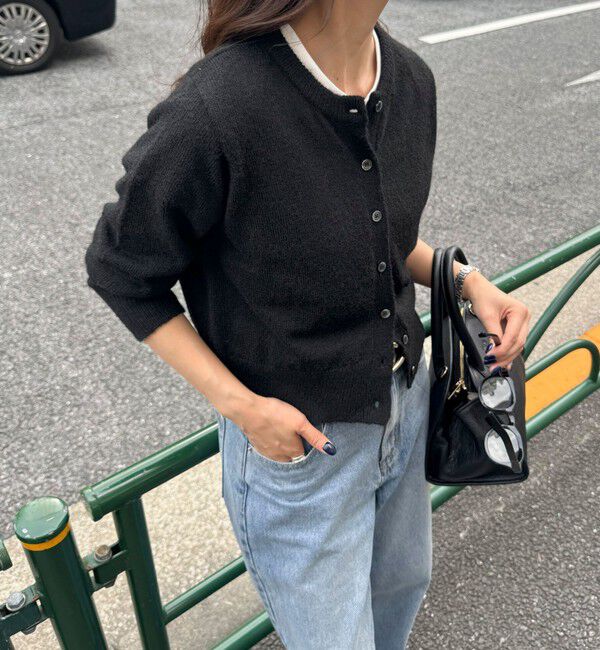 fredy emue「【@sora_522m企画】ウール混天竺カーディガン」|カーディガン|