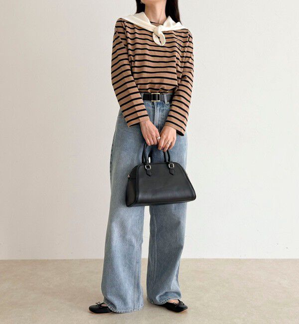 fredy emue「コンパクトボーダーロンTシャツ」|Tシャツ・カットソー|