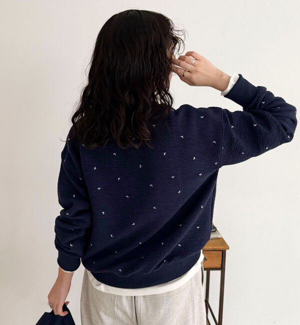 fredy emue「【大人気リバイバル】ハート刺繍コンパクトスウェットプルオーバー」|スウェット・ジャージ|