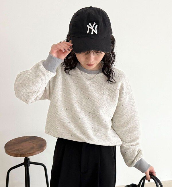 fredy emue「【大人気リバイバル】ハート刺繍コンパクトスウェットプルオーバー」|スウェット・ジャージ|