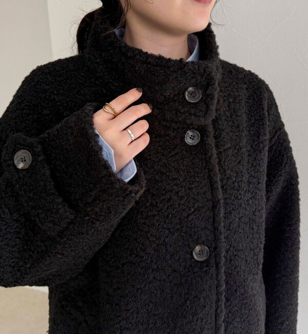 fredy emue「ループシャギースタンドカラーコート」|その他|