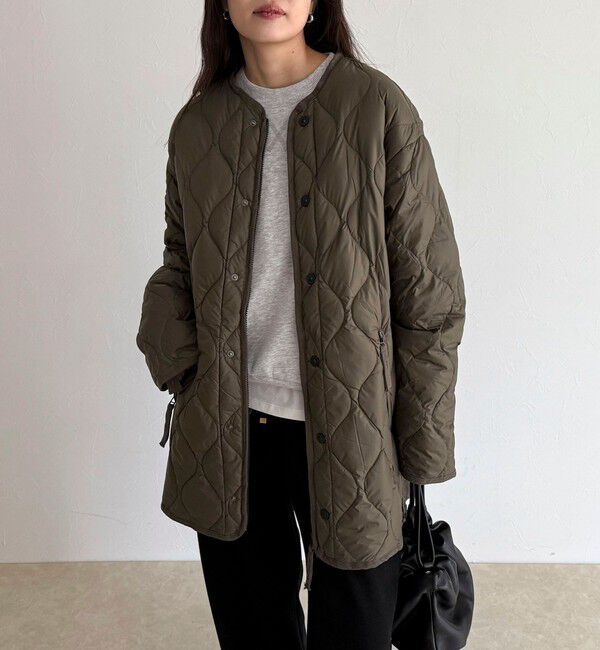 fredy emue「【TAION/タイオン】MILITARY M65 LINER W-ZIP DOWN JK」|ダウン|カーキ