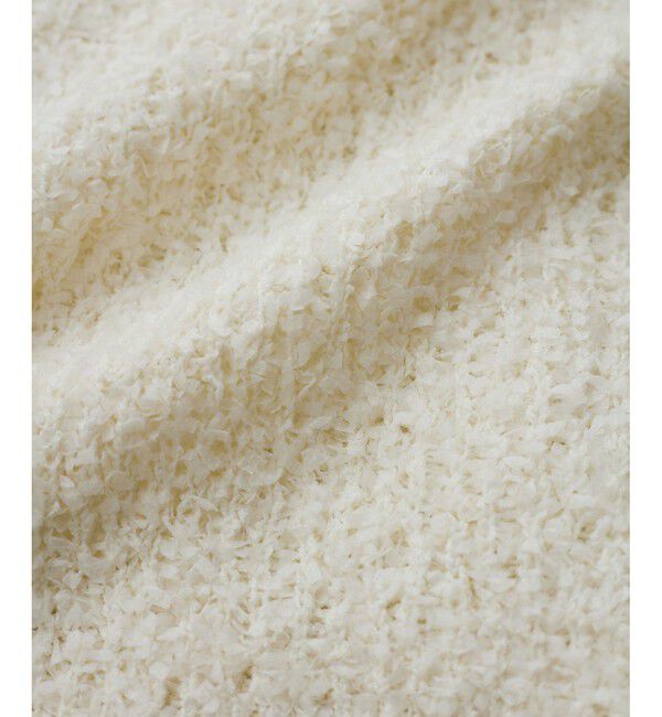 VIS「リボンヤーンジップリブネックカーディガン」|カーディガン|