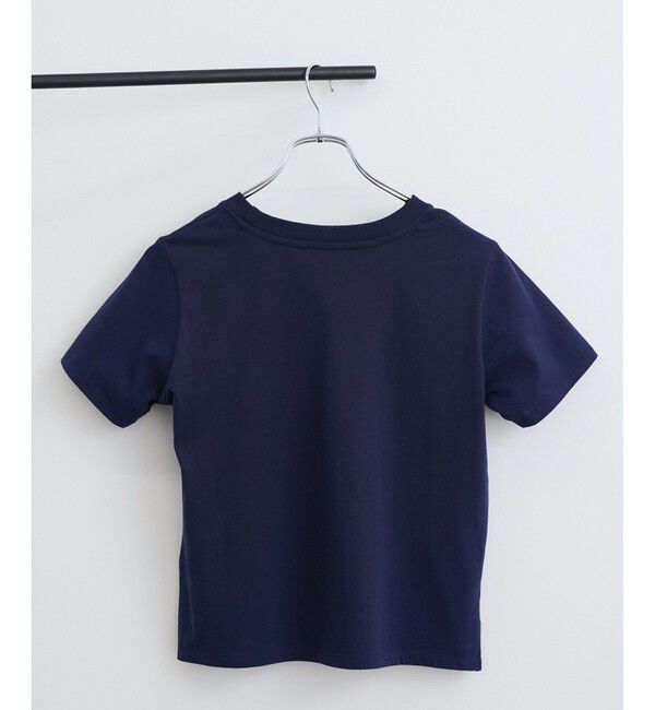 VIS「コンパクトフロッキープリントロゴTシャツ」|Tシャツ・カットソー|