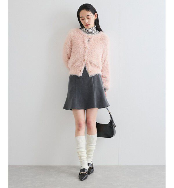 VIS「【洗える】ハイウエストミニスカート【インナーパンツ付き】」|スカート|