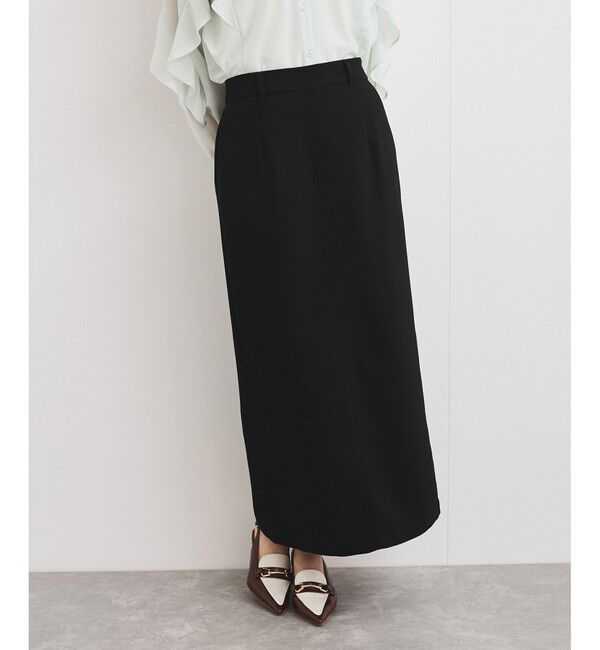 VIS「【洗える】Iラインロングスカート」|スカート|
