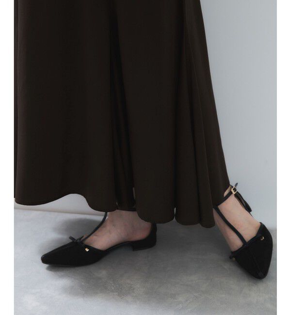 VIS「フィブリルサテン＆レースアソートマーメイドスカート」|スカート|