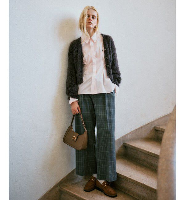 VIS「【POLOBCS】VIS別注ウエストタックフレアシャツ」|シャツ・ブラウス|