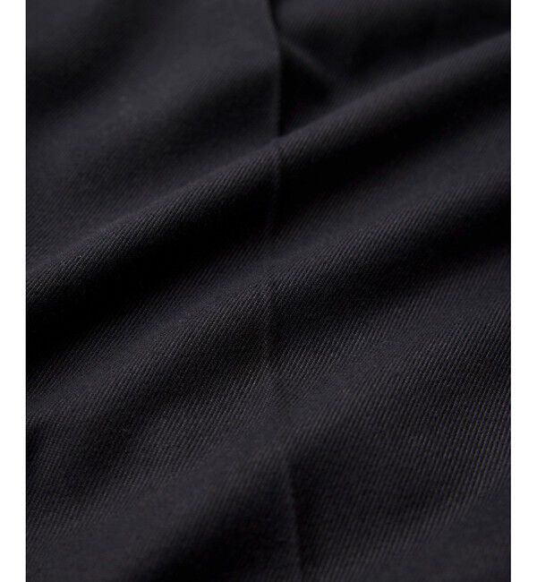 VIS「起毛ウールライク版ベルトディテールタックワイドパンツ」|チノ|