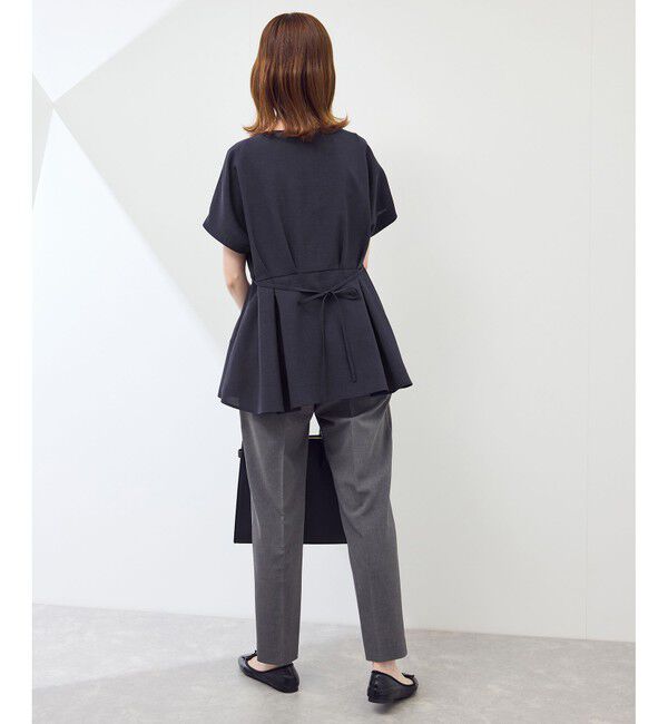 Rope&rsquo;Picnic「【接触冷感】ハートネックペプラムブラウス」|シャツ・ブラウス|