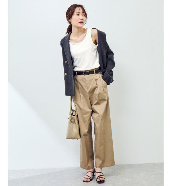 Rope&rsquo;Picnic「ベーシックリブタンクトップ」|タンクトップ|