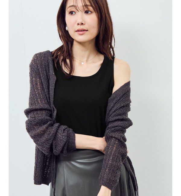 Rope&rsquo;Picnic「ベーシックリブタンクトップ」|タンクトップ|