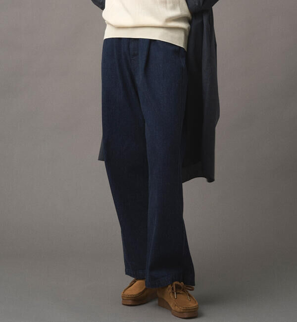 DANTON「DANTON | デニム タックパンツ WOMEN」|チノ|DENIM