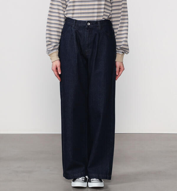 DANTON「DANTON | デニム タックパンツ WOMEN」|チノ|