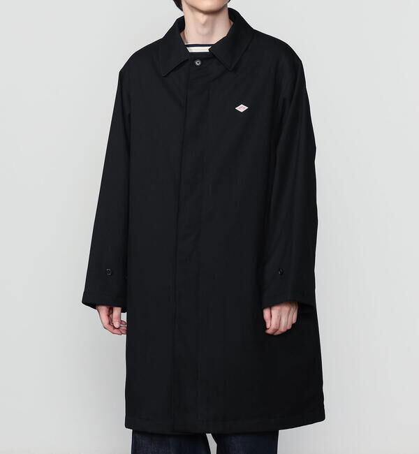 DANTON「DANTON | ウールライク バルマカーンコート MEN」|ダウン|BLACK