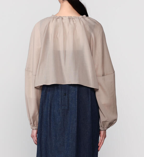 ORCIVAL「ORCIVAL | シアー ショートボレロシャツ WOMEN」|シャツ・ブラウス|