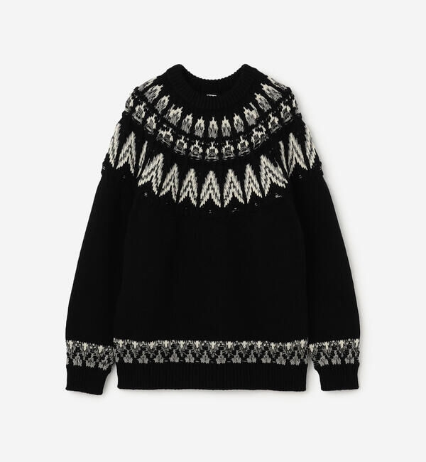  「COOHEM | ノルディック ニットプルオーバー MEN」|ニット・セーター|