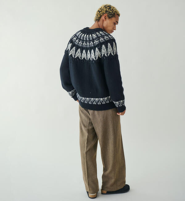  「COOHEM | ノルディック ニットプルオーバー MEN」|ニット・セーター|
