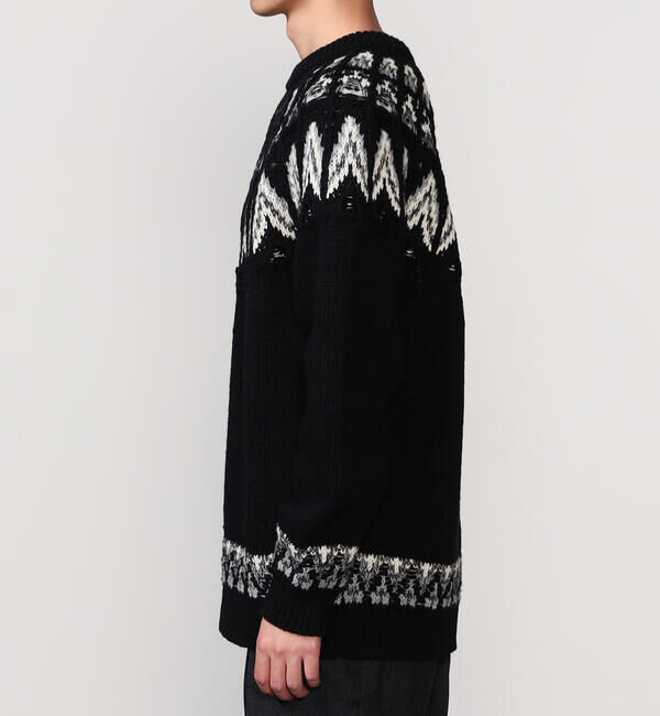  「COOHEM | ノルディック ニットプルオーバー MEN」|ニット・セーター|