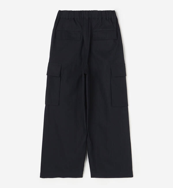  「nicholson & nicholson | コットン ツイルワイドカーゴパンツ WOMEN」|チノ|