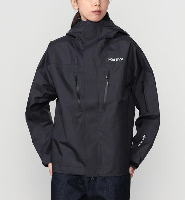  「Marmot | 〈別注〉GORE-TEX3L シェルジャケット WOMEN」|ブルゾン・スタジャン|BLACK