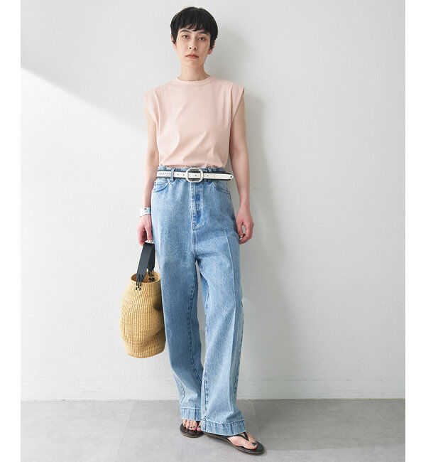  「センタープレスデニムパンツ」|デニム|