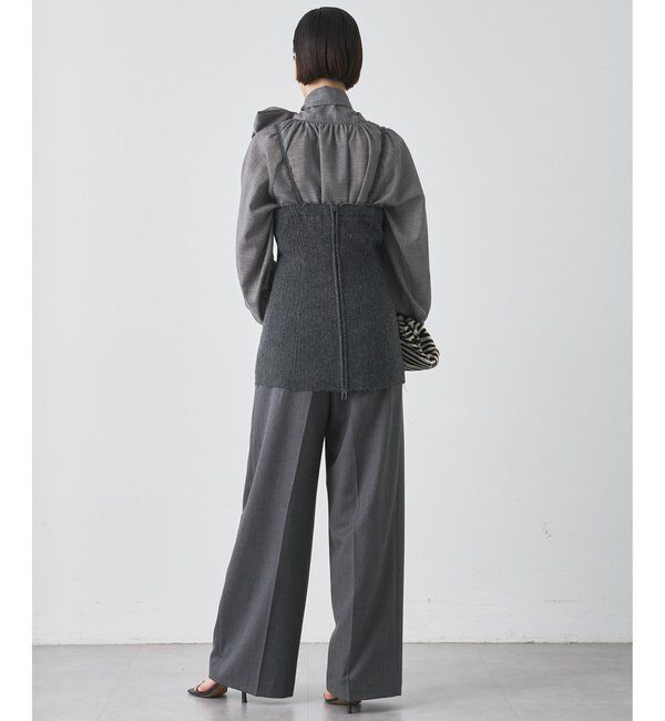  「ウールピケトップ」|シャツ・ブラウス|