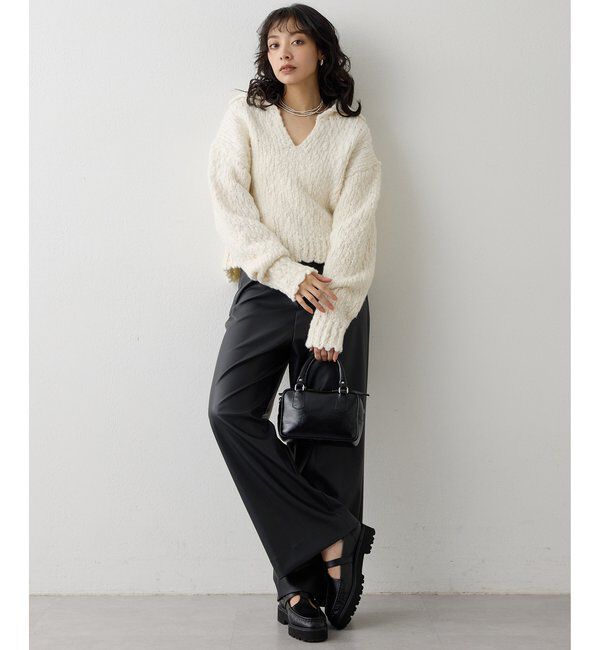  「ローゲージスキッパープルオーバー」|ニット・セーター|