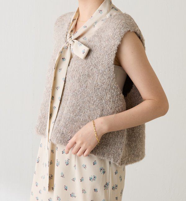  「ブークレーメタルトグルベスト」|ニット・セーター|