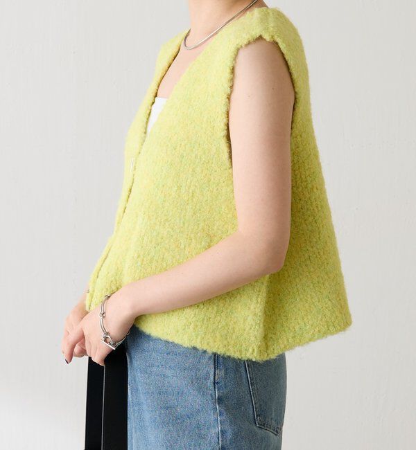  「ブークレーメタルトグルベスト」|ニット・セーター|