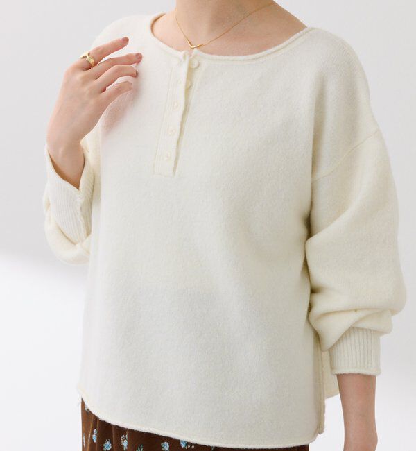  「2WAYヘンリーネックニット」|ニット・セーター|