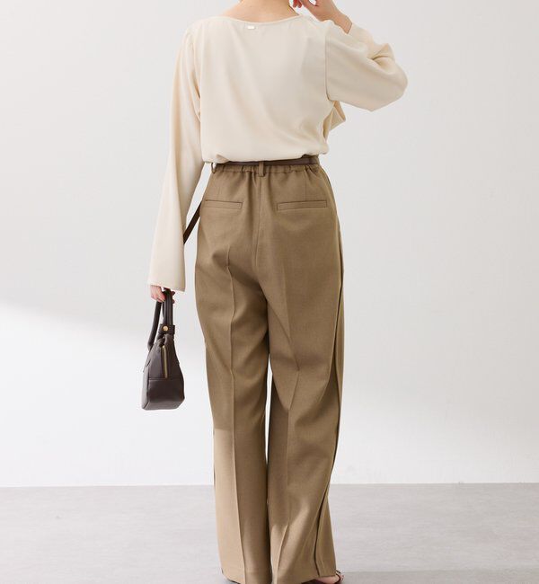  「フロントドレープブラウス」|シャツ・ブラウス|