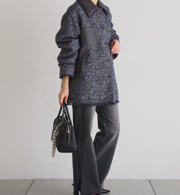  「ツイードカバーオールジャケット」|ベスト・ジレ|