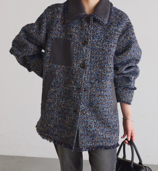  「ツイードカバーオールジャケット」|ベスト・ジレ|