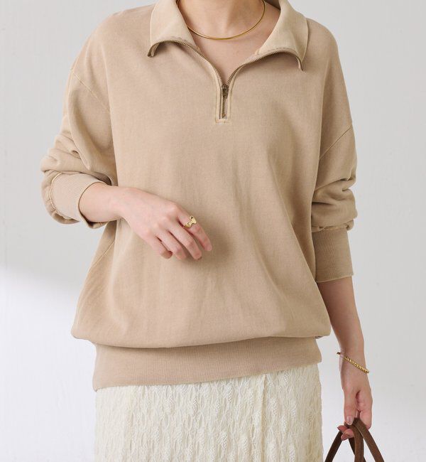  「ハーフジップスウェット」|Tシャツ・カットソー|