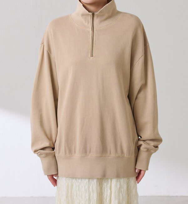  「ハーフジップスウェット」|Tシャツ・カットソー|